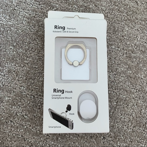 new in package Ring kickstand phone ring and hook